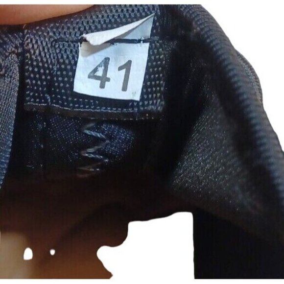 ✅Mens 41 Black Genuine Leather Casual Driving Shoes Lounging Loafer Sneaker - Picture 3 of 10